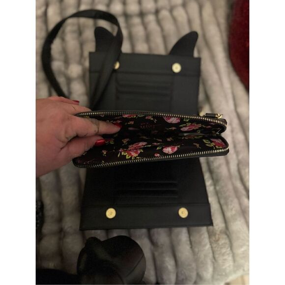 Betsey johnson Baj frenchie french bully crossbody wallett - Picture 5 of 7